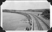 C.N.R. Bridge Across Schist Lake at Mile 82