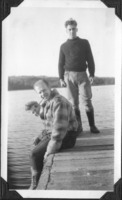 Jack , Fergie and Don on the Dock at Mandy Mine 1930