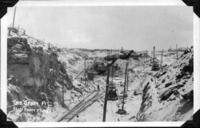 The Open Pit HBM&S Flin Flon Mine 1930