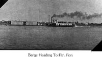 Barge and Steam boat 