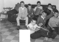 Boys at the birthday part