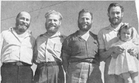 Family portrait of the Jim Pico and the Pico boys 