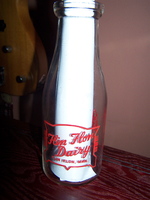 Flin Flon Dairy milk bottle