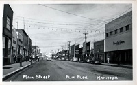 Main Street Flin Flon Looking North