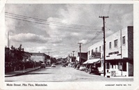 Main Street Flin Flon Looking North from Fourth Avenue