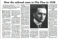 How the railroad came to Flin Flon