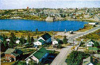 Ariel view of part of Mile 84 and Ross Lake