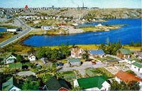 Ariel view of part of Mile 84 and Ross Lake 