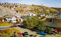 View of houses on Sipple Hill in the Ross Lake sub-division 