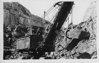 Marion electric loader used in this case in the open pit 