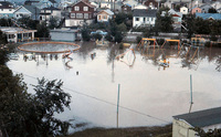 Rotary Park after the flash flood of 1963