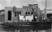 The Staff of Doxeys Café and Boarding House Flin Flon 1929