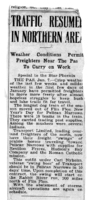 Northern Mail 1930 - Weather Conditions Improve for Northern Freighting