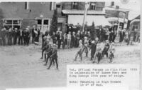 First Official Parade in Flin Flon 1935