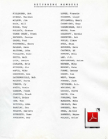 List of Members Returning for 75th Anniversary