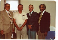 Fire Chief Don Still, Deputy Fire Chief Rubin Hagan and Mayor Nazir Ahmad.