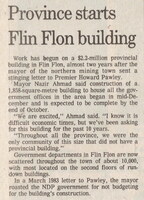  Wpg Free Press News item re Provincial Building construction