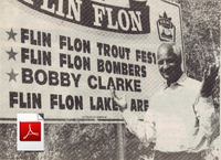 Bobby Clark Returns to City Welcome Sign