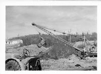 Dragline at work