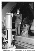  Gladys Johnson - Oiler Working at HBM&S C 1942