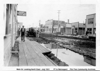 Main Street Looking North East - July 1931