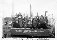 The Danish Float - Silver Jubilee Parade - May 6th 1935