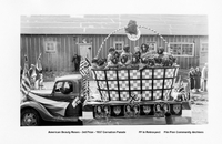 American Beauty Roses - 3rd Prize - 1937 Coronation day Parade