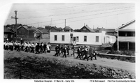 Parade Passing Robertson Hospital 31 Main St. - Eaarly 30's 