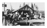 Flin flon Phantom Lake Beach "Paddy" Fauberts Two Concessions 1934