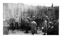 1928 - Premier Bracken and Party at Mile 86