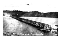 Flin Flon Railway Construction 1928 Mile 61.5 Bridge
