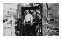 Flin Flon "Going Down Shaft No. 1 1925".