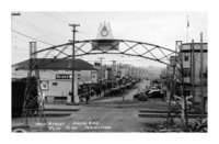 North End Of Main Street Flin Flon 1940