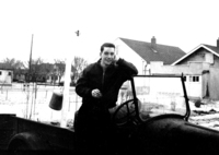 Doug Evans and Maxwell Car Saskatoon 1948