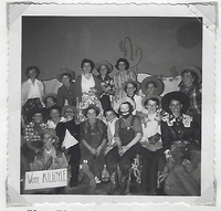  Kinnettes in the 1951 Kinsmen Western Show.