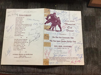 April 25 1957 Memorial Cup Dinner Program 