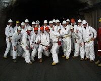 Mine safety workers