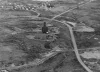 Flin Flon Looking West At South Main Headframe 1984 