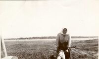  1923-1930 Moose Factory Softening a Hide