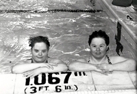 Special Olympics swimmers.
