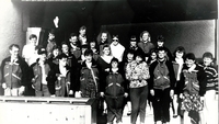 Special Olympics group photo.