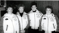 (L-R) Susan Glennon (skip), Judy Freeborn, Cherry Stoughton (Cullen), Jan Hornyak.