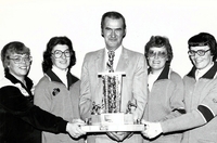 (L-R) Pat Morrisette, Shirley Argue, (unknown), Pat Donaldson, Barb Burgess.