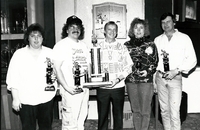 (L-R) Cathy Benson, Bob Benson, Jim Meyers, Bev Dutcawich, Doug Dutcawich.