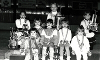 Beginners girls skaters