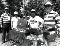 Professional canoe derby winners.