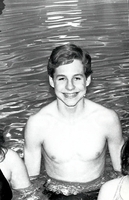 Young man in the water.