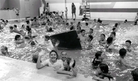 Swimming at the Flin Flon Aqua Centre.