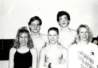Group photo of young swimmers.
