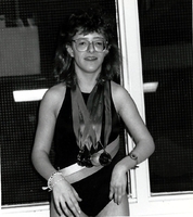 Sandra Lynn Walker with many medaals.